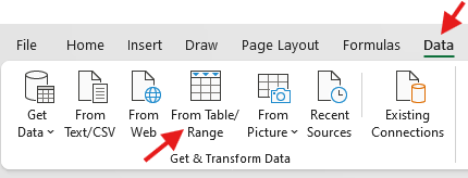 Loading the formula output into Power Query